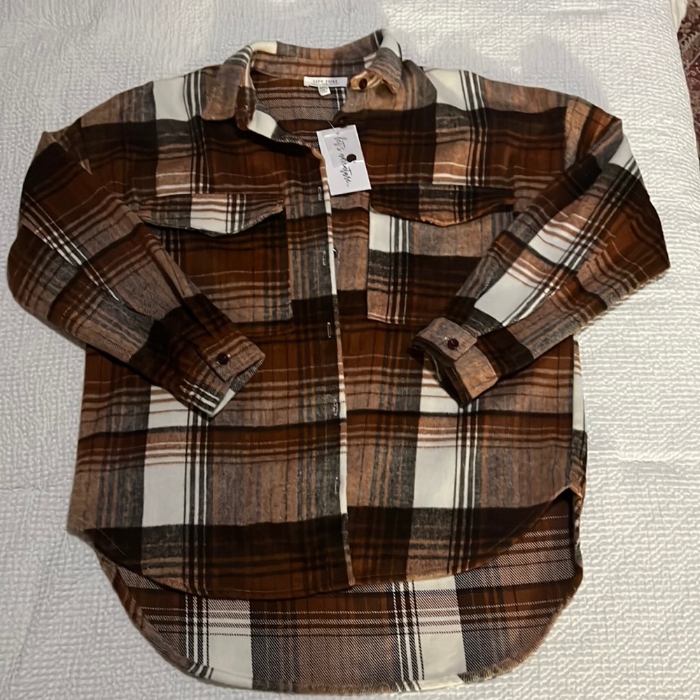 Rust Orange Shacket